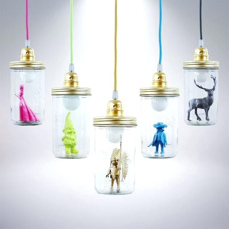 Lampe de chevet bocal