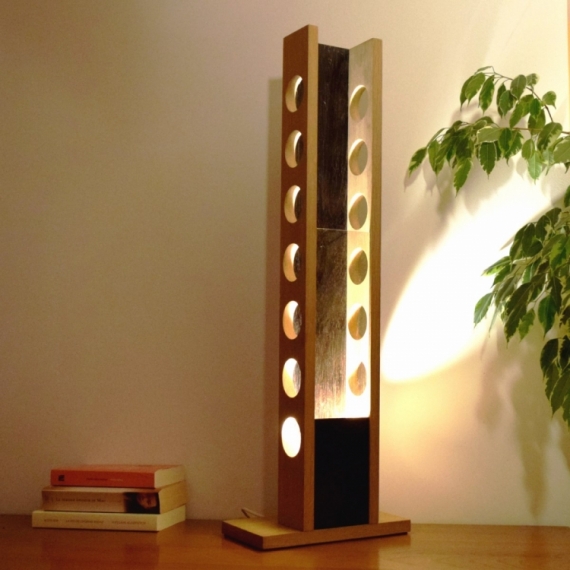 Lampe bois design