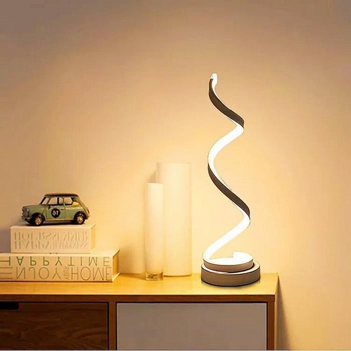 Lampe bureau design blanc