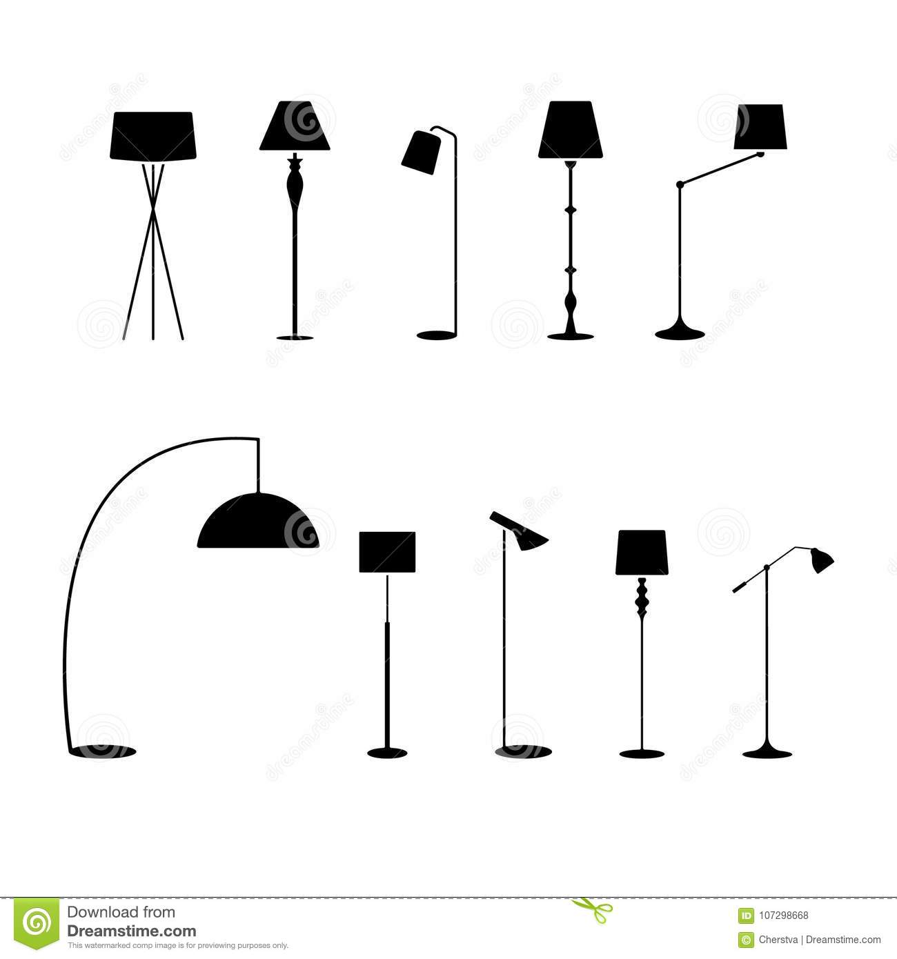 Pictogramme lampadaire