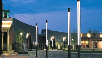 Lampadaire urbain contemporain