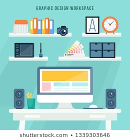 Lampe flat design