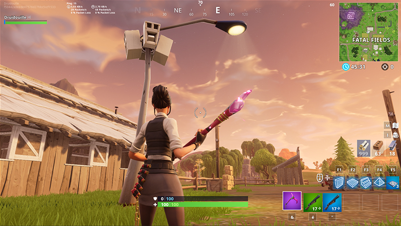 Danser sous different lampadaire millenium