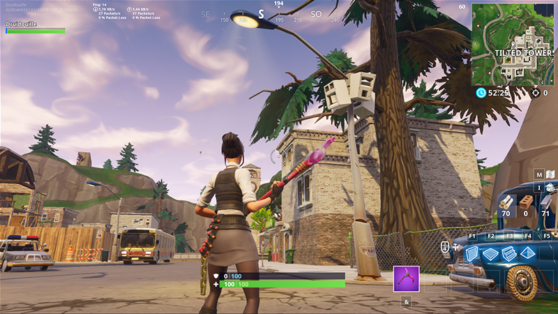 Danser sous lampadaire fortnite