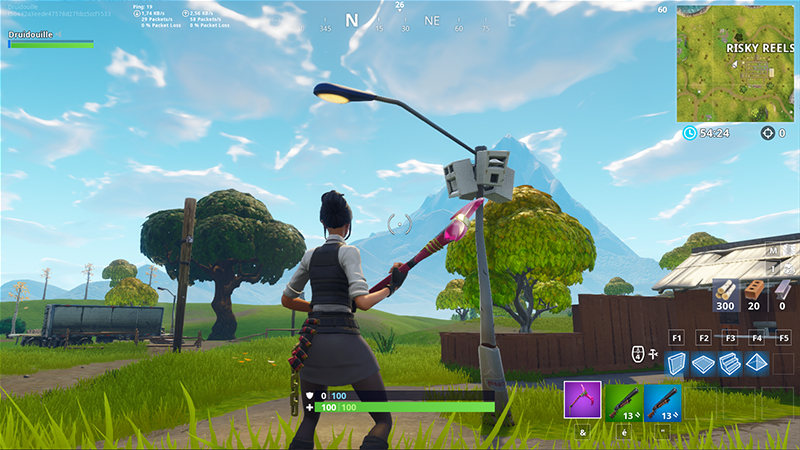 Les lampadaire musicaux fortnite