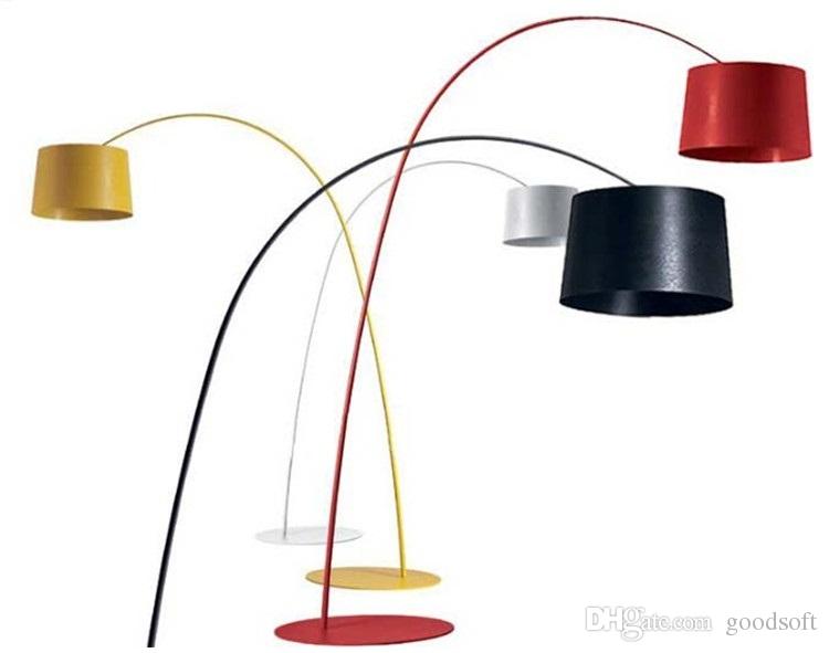 Lampadaire salon jaune