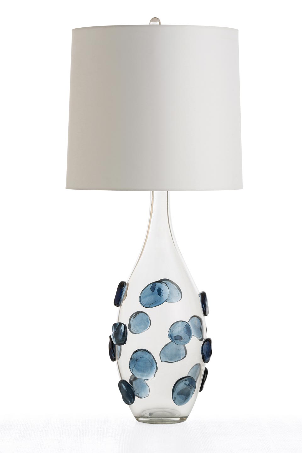 Pied de lampe en verre design