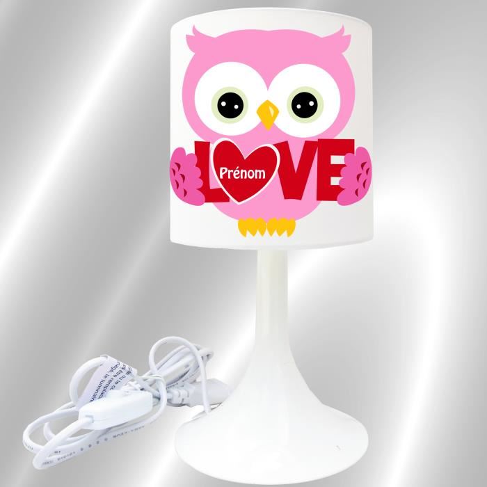 Lampe de chevet hiboux