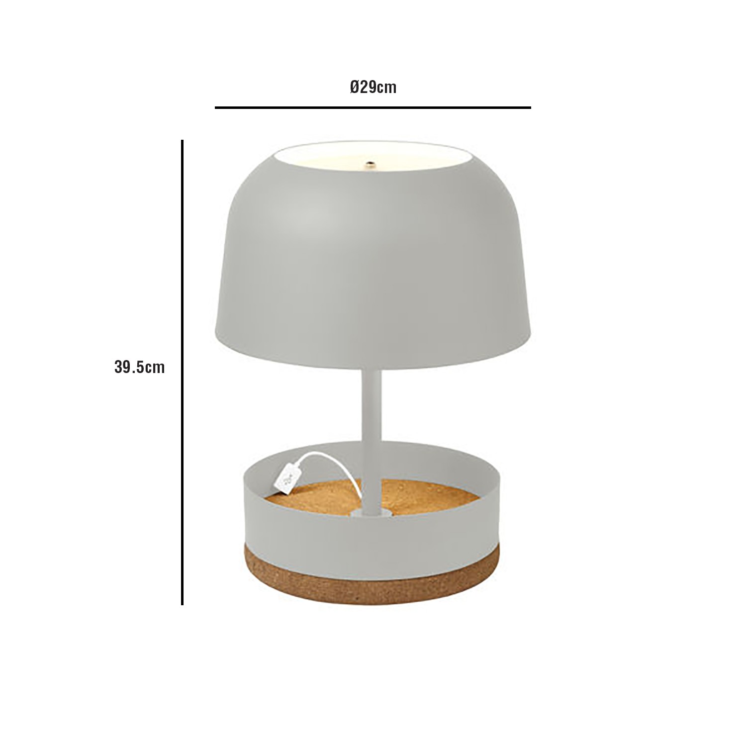 Lampe de chevet avec port usb