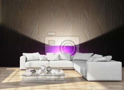 Lampe design violette