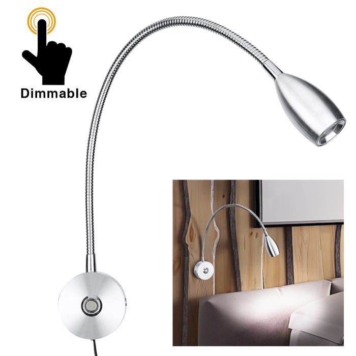 Lampe de chevet flexible