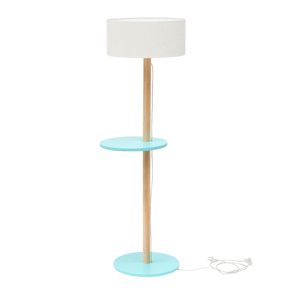 Lampadaire turquoise