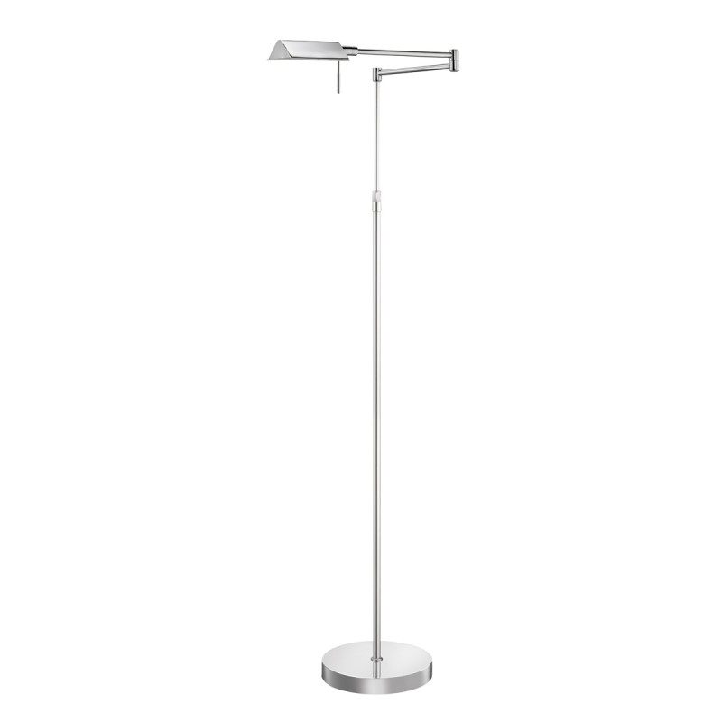 Lampadaire articulé chrome