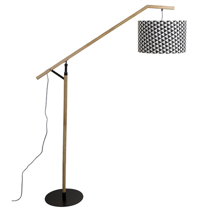 Lampadaire articulé blanc