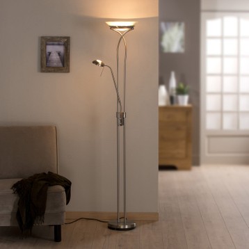Lampadaire salon avec tablette