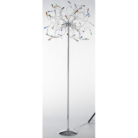 Lampadaire en chrome