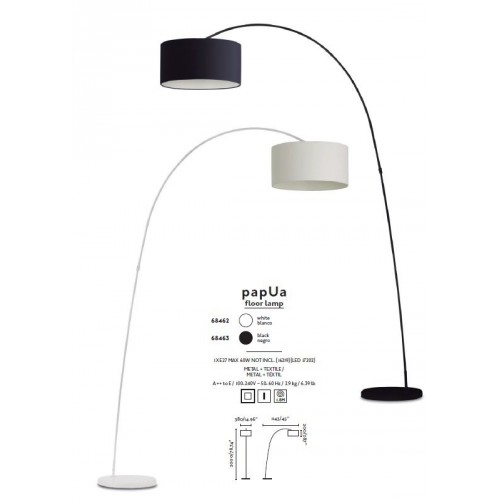 Lampadaire exterieur courbé