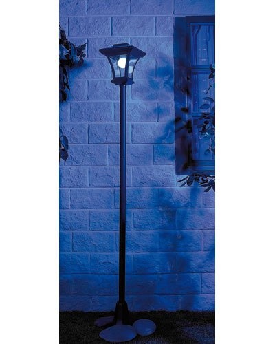 Lampadaire de jardin solaire à led 166 cm