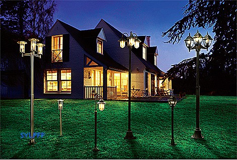 Lampadaire pour terrasse extérieur