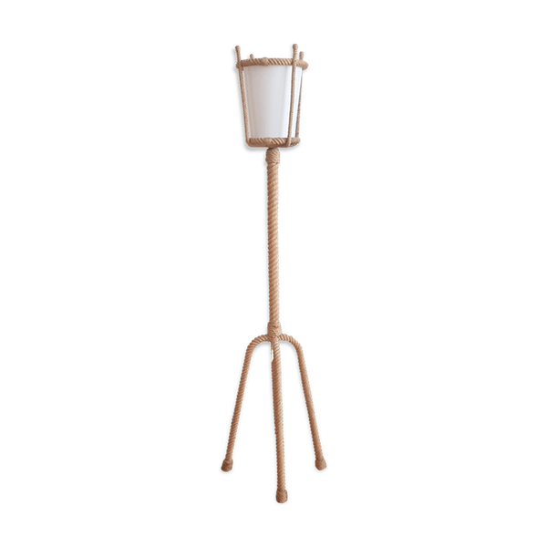 Lampadaire en corde