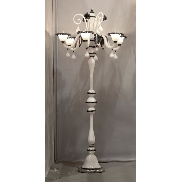 Lampadaire verre soufflé