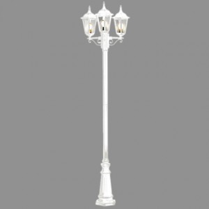 Lampadaire blanc 3 tetes