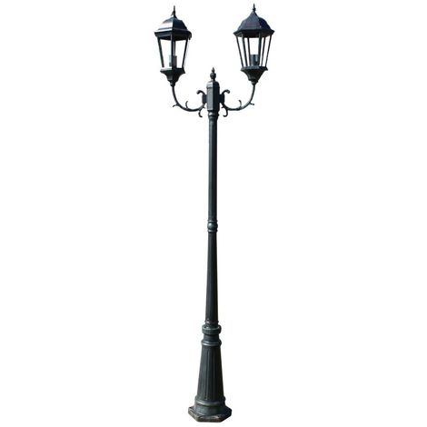 Lampadaire exterieur vert