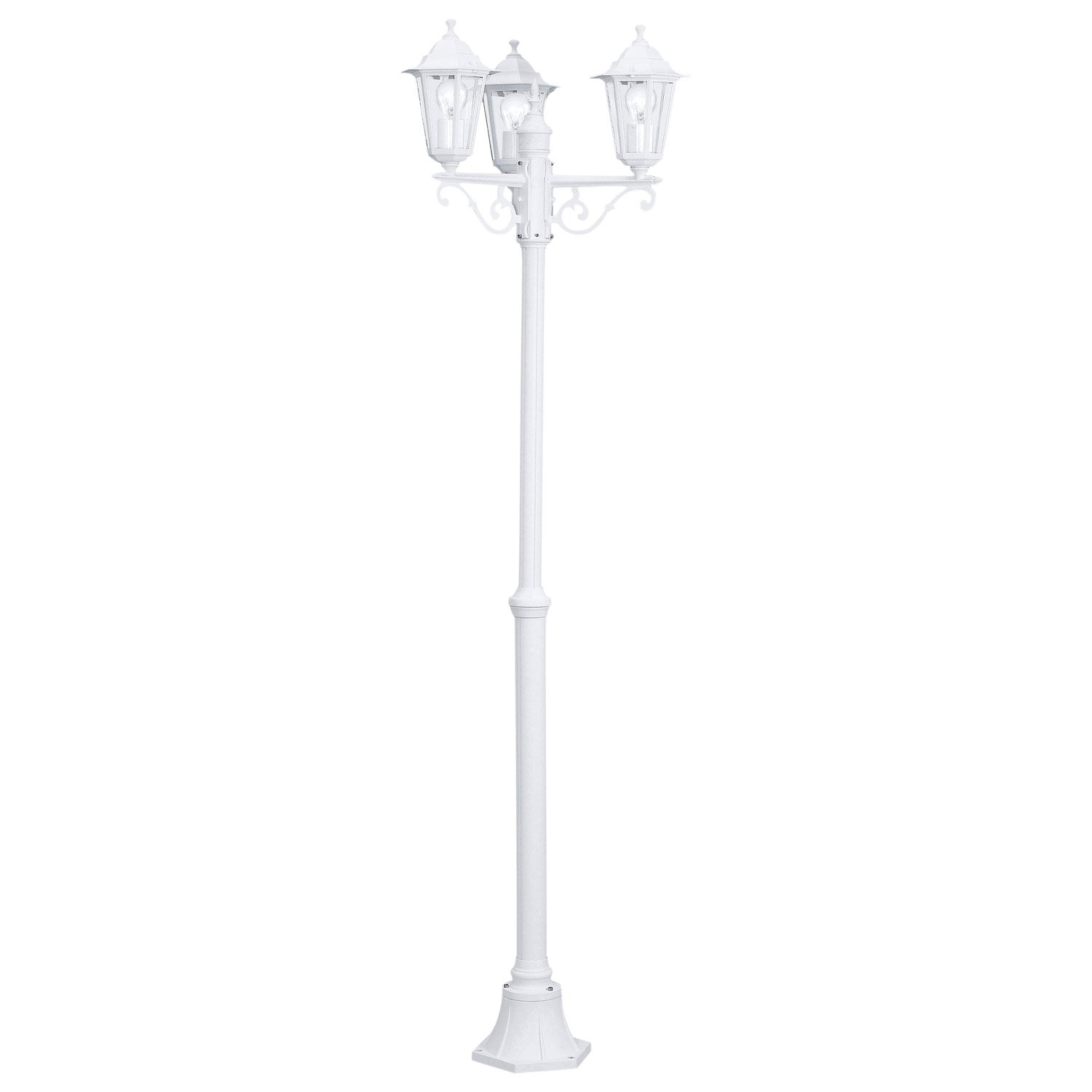 Lampadaire exterieur blanc