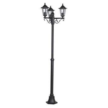 Lampadaire exterieur 1 tete noir