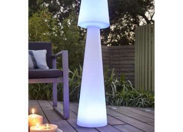 Lampadaire exterieur a pile