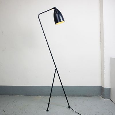 Lampadaire scandinave bleu