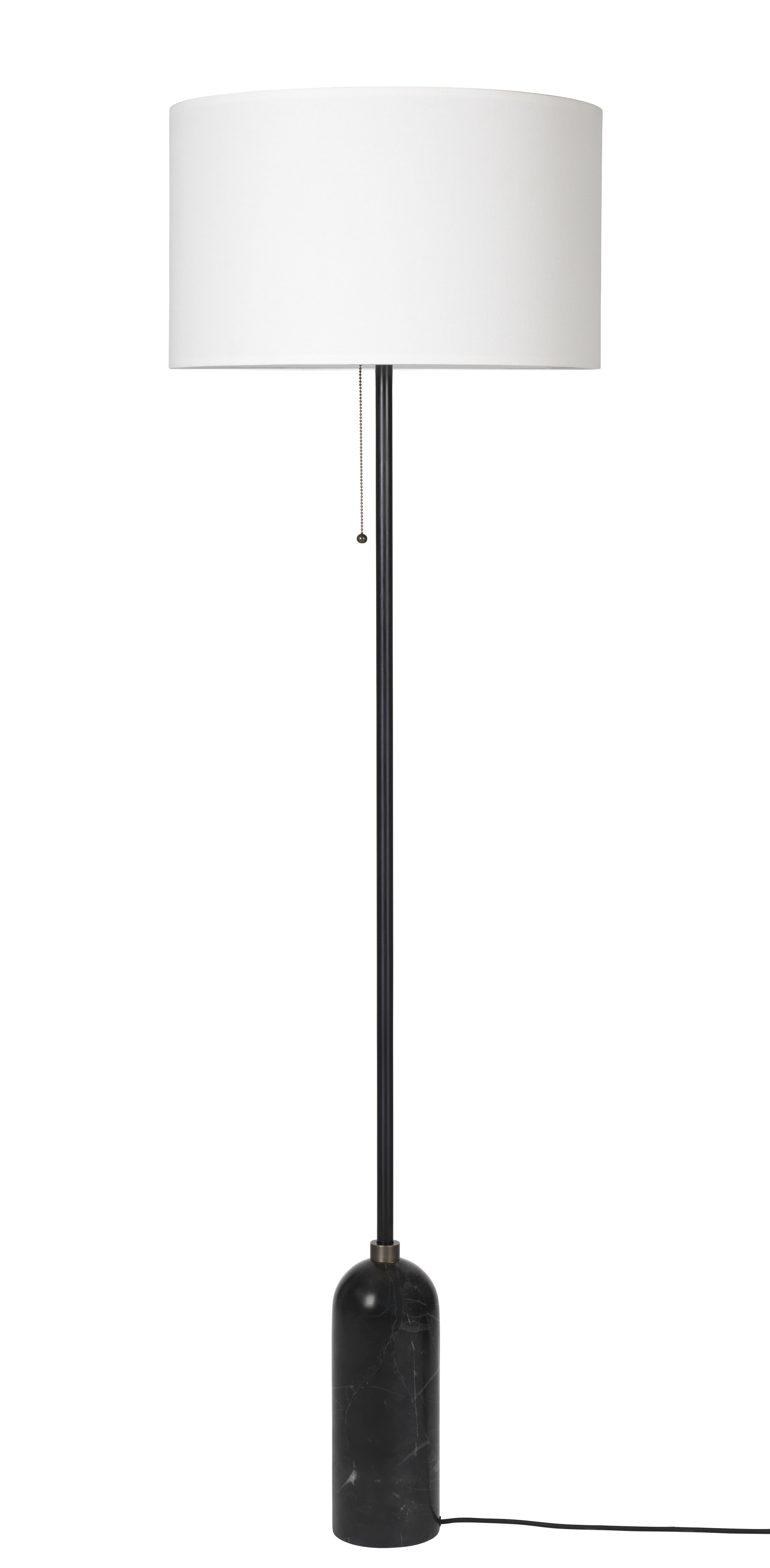 Lampadaire abat jour blanc