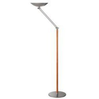 Lampadaire halogene bois