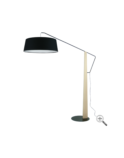 Lampadaire arc déporté