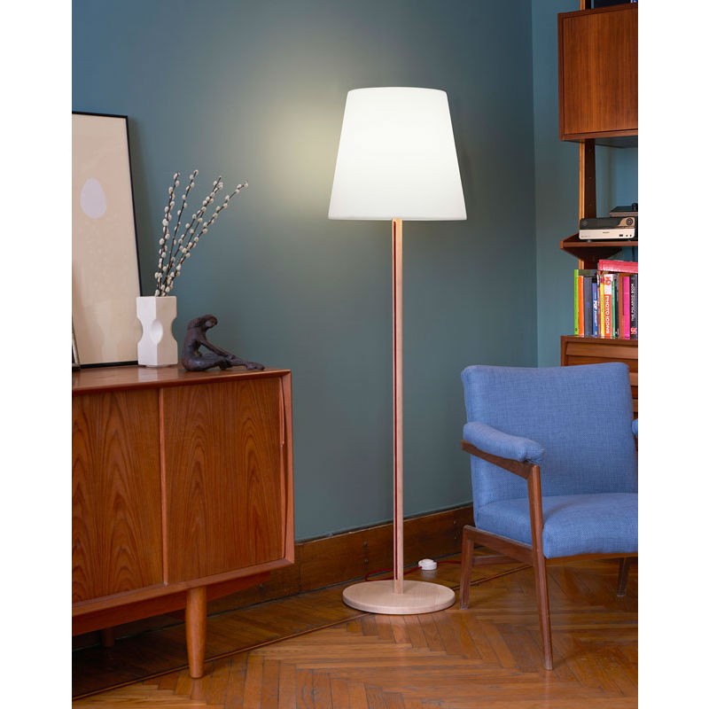 Lampadaire interieur bois