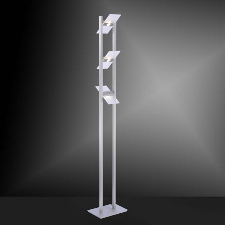 Lampadaire alu brossé