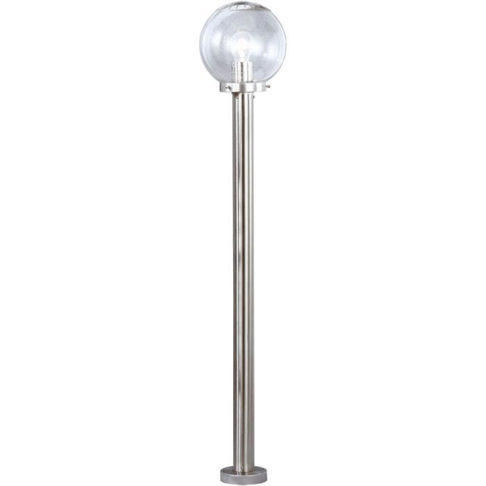 Lampadaire exterieur inox