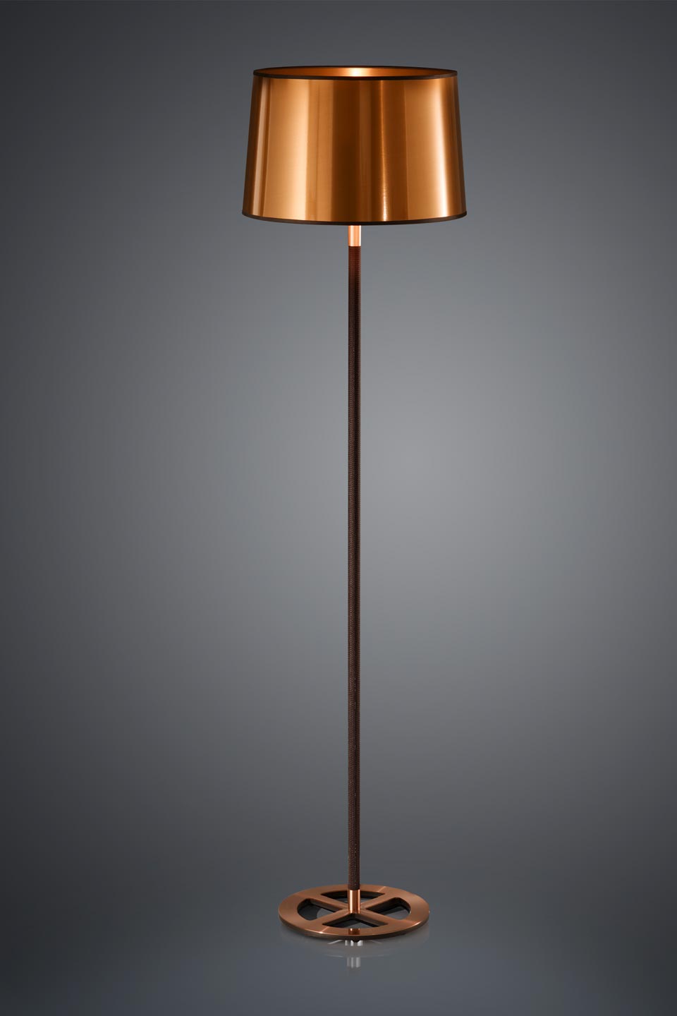 Lampadaire en cuivre