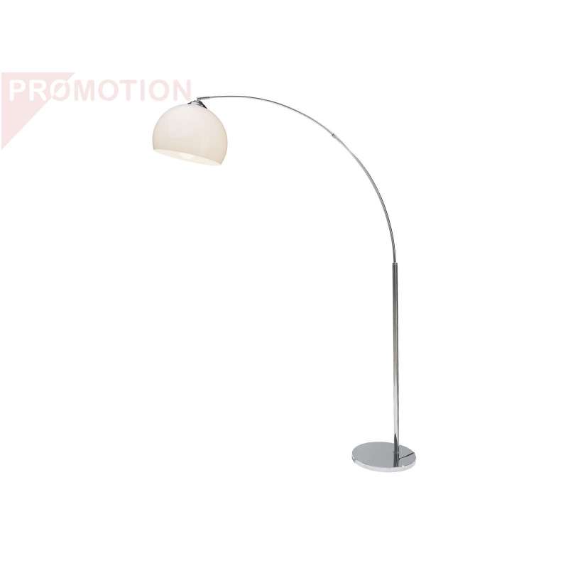Lampe blanche design sur pied