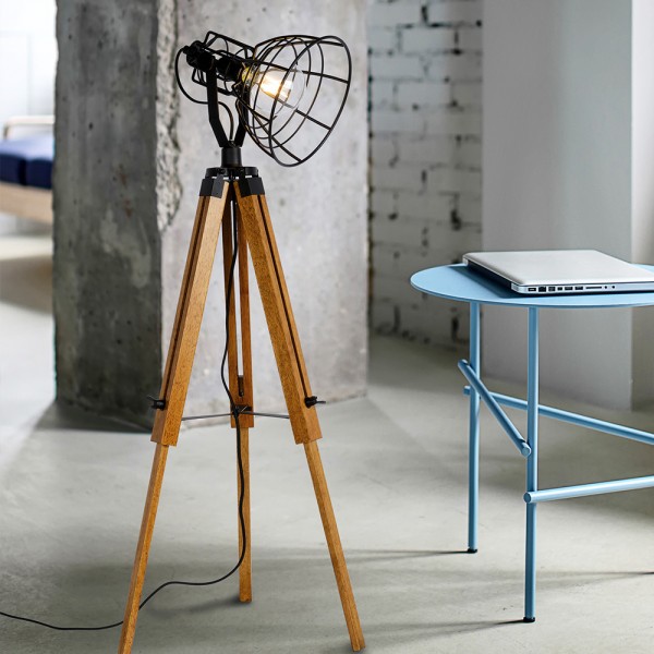 Lampadaire style projecteur cinéma
