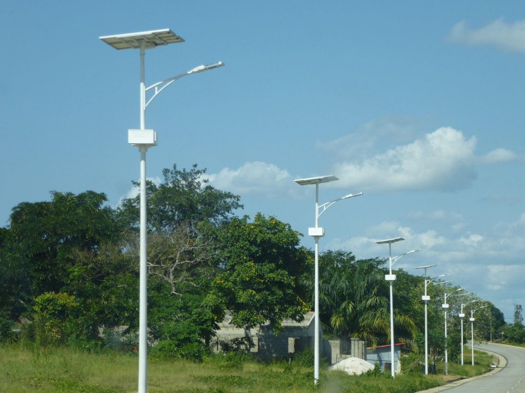 Lampadaire solaire public