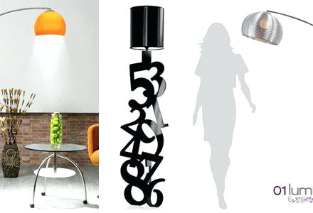 Lampadaire salon reglable