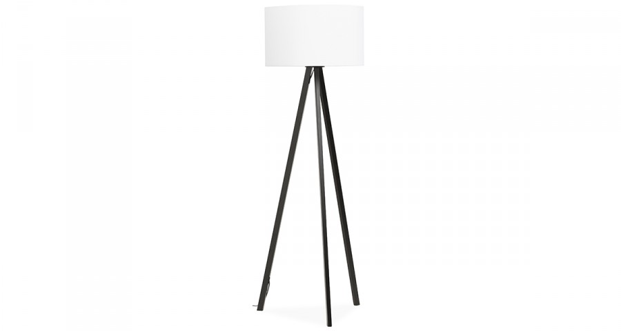 Lampadaire scandinave noir