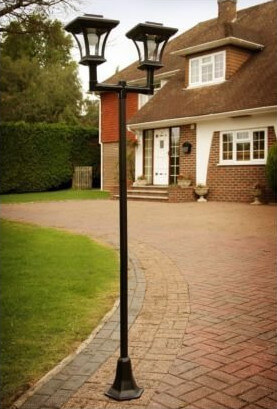Lampadaire extérieur solaire apophis