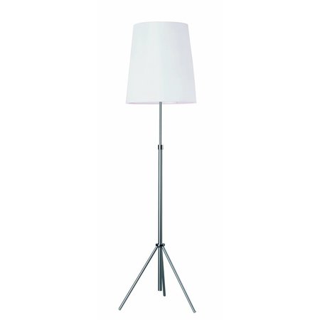 Lampadaire trepied blanc