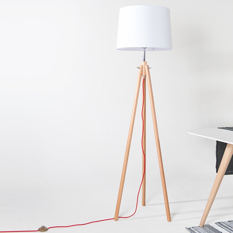 Lampadaire trépied