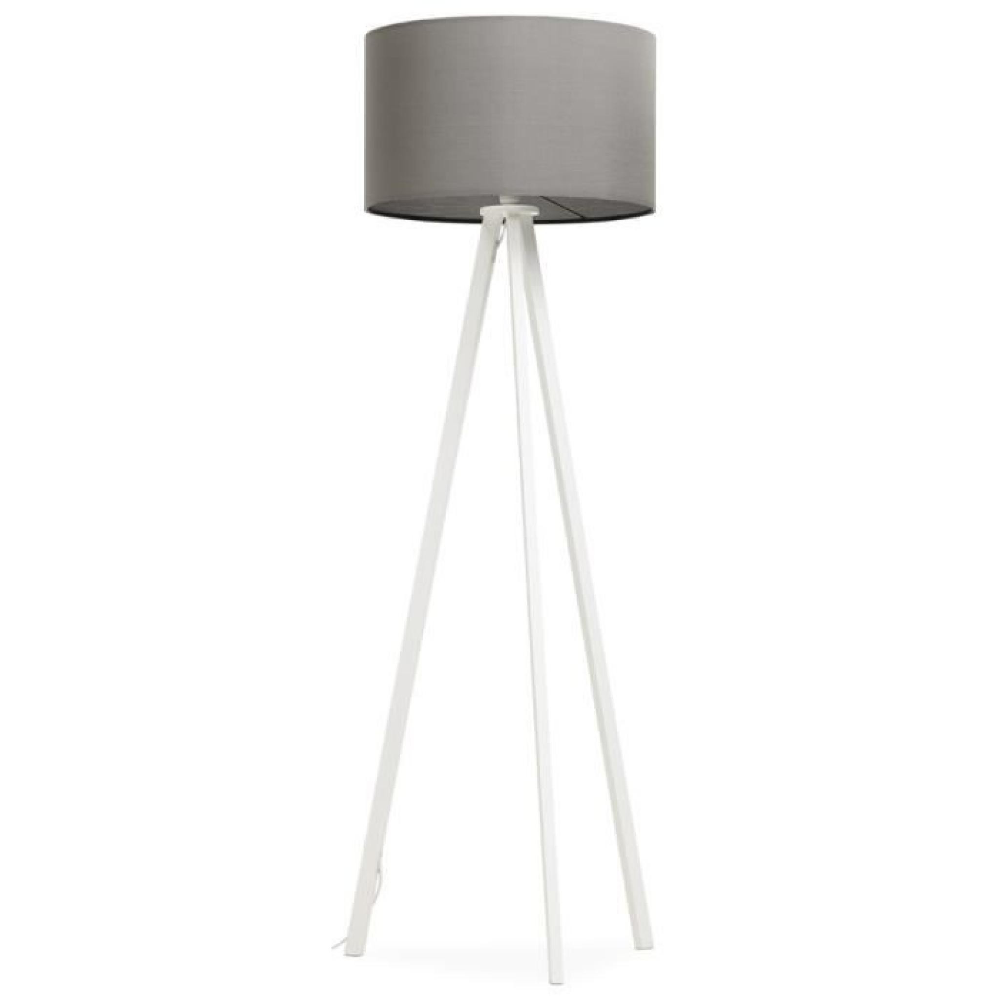Lampadaire gris pas cher
