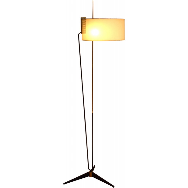Lampadaire vintage laiton