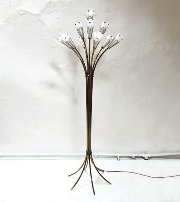 Lampadaire fleurs