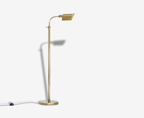 Lampadaire liseuse laiton